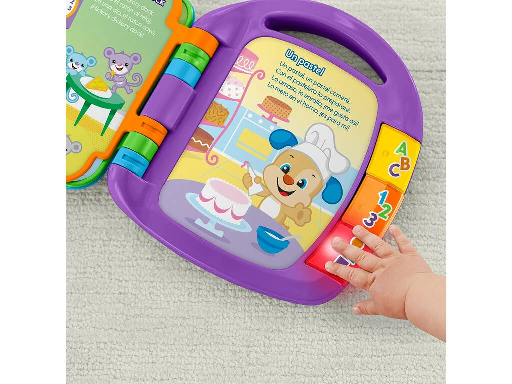 Fisher Price Libro Aprendizaje De Perrito Mattel FRC69 6 Fisher Price Libro Aprendizaje De Perrito Mattel FRC69 - Imagen 4