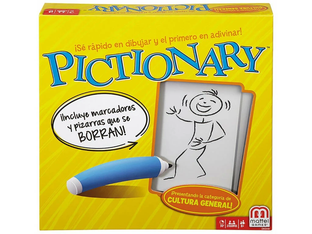 Pictionary Cast Mattel DKD51 2 Pictionary Cast Mattel DKD51