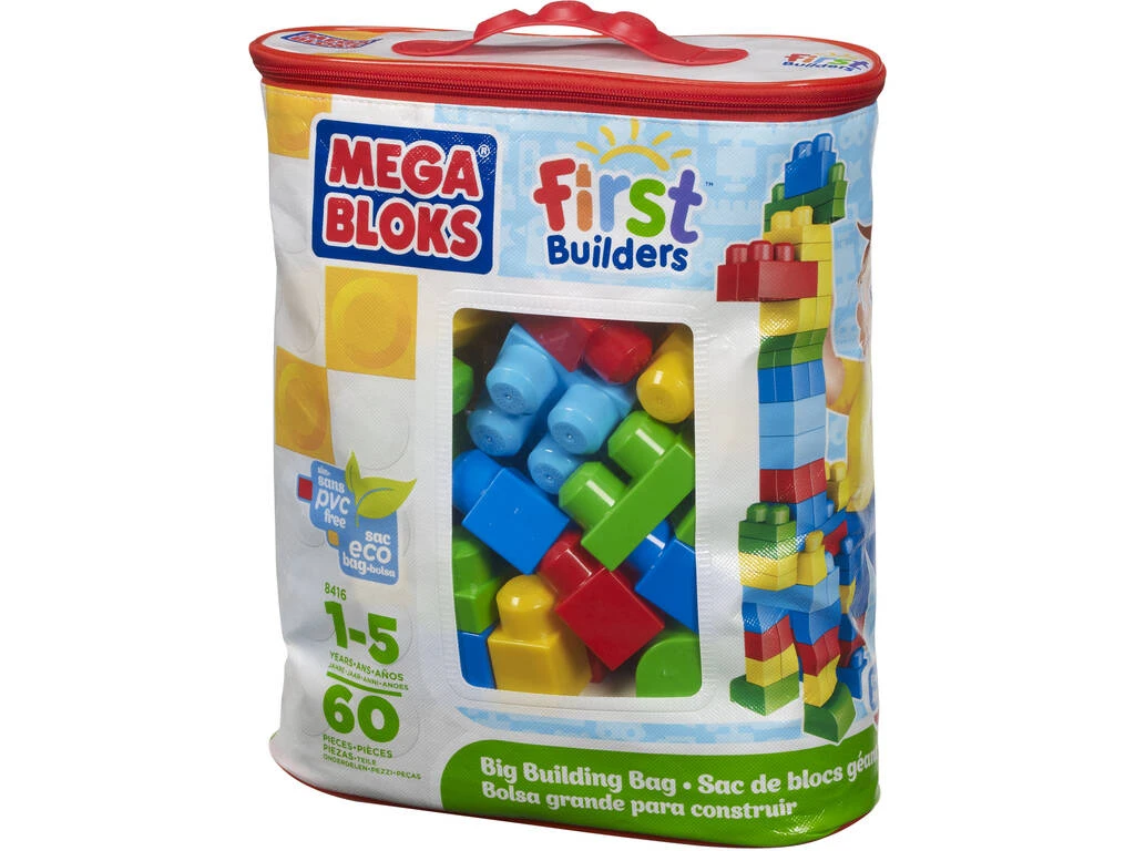 Mega Bloks Bolsa 60 Clasica Mattel DCH55 3 Mega Bloks Bolsa 60 Clasica Mattel DCH55