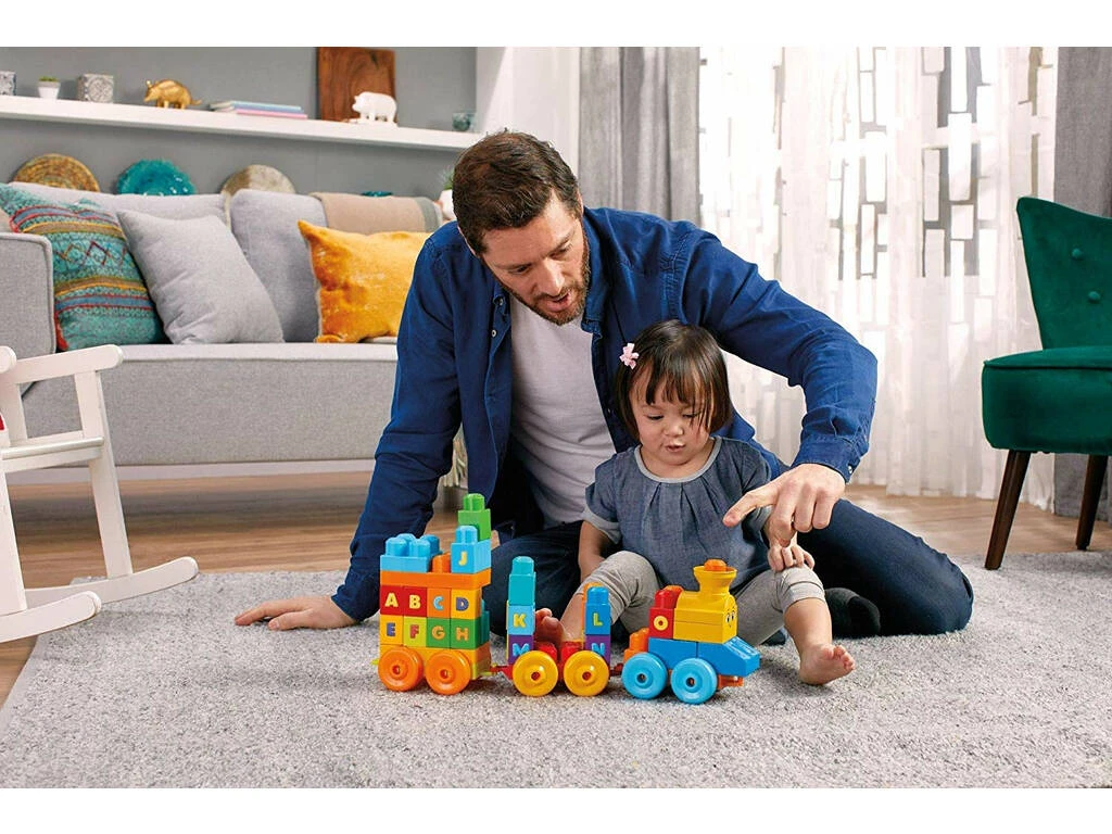 Tren Musical Mega Bloks ABC Mattel FWK22 10 Tren Musical Mega Bloks ABC Mattel FWK22 - Imagen 8