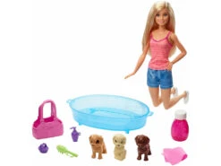 Barbie Con Cachorros Mattel GDJ37