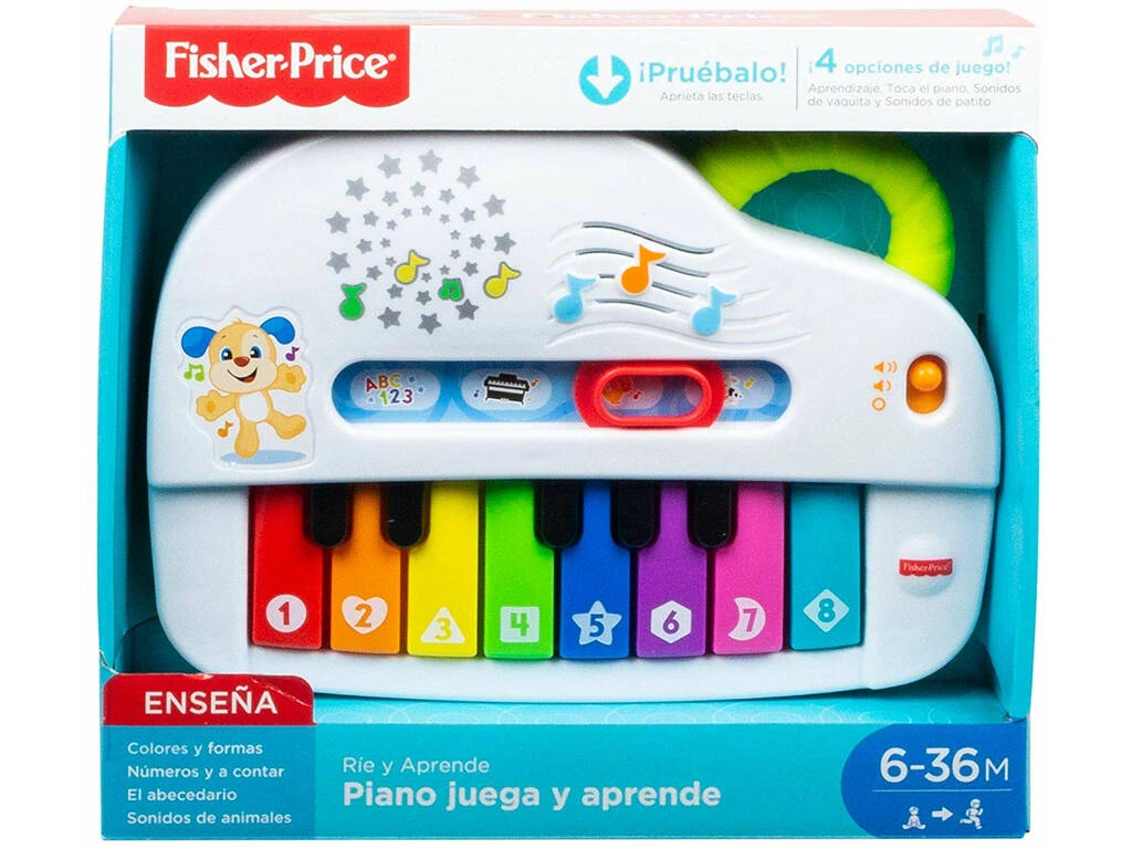 Fisher Price Piano Juega Y Aprende Mattel GFK00 3 Fisher Price Piano Juega Y Aprende Mattel GFK00