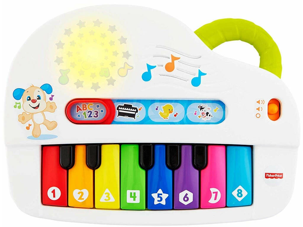 Fisher Price Piano Juega Y Aprende Mattel GFK00 4 Fisher Price Piano Juega Y Aprende Mattel GFK00 - Imagen 2