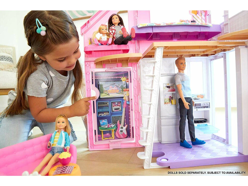 Barbie Casa Malibú Con Accesorios Mattel FXG57 11 Barbie Casa Malibú Con Accesorios Mattel FXG57 - Imagen 9