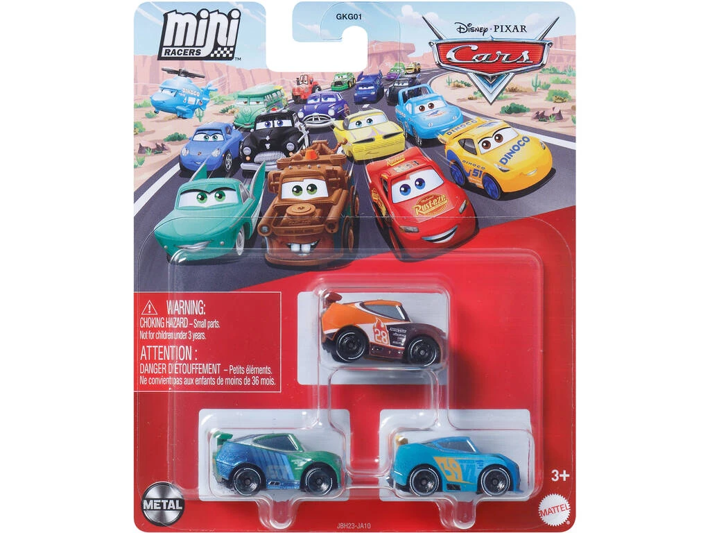 Cars Pack 3 Mini Racers Mattel GKG01 4 Cars Pack 3 Mini Racers Mattel GKG01 - Imagen 2