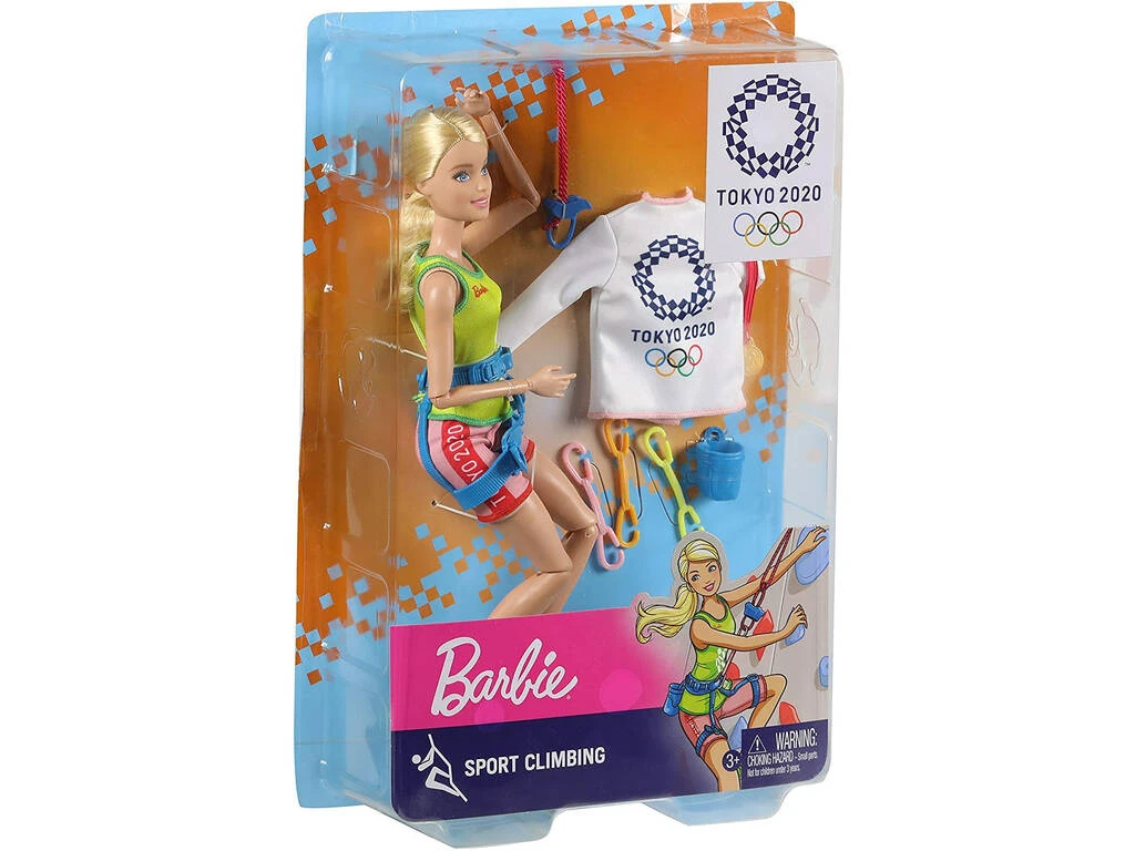 Barbie Olimpiadas Escaladora Mattel GJL75 4 Barbie Olimpiadas Escaladora Mattel GJL75 - Imagen 2