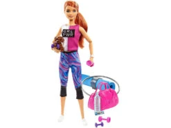 Barbie Bienestar Gimnasio Con Perrito Y Accesorios Mattel GJG57