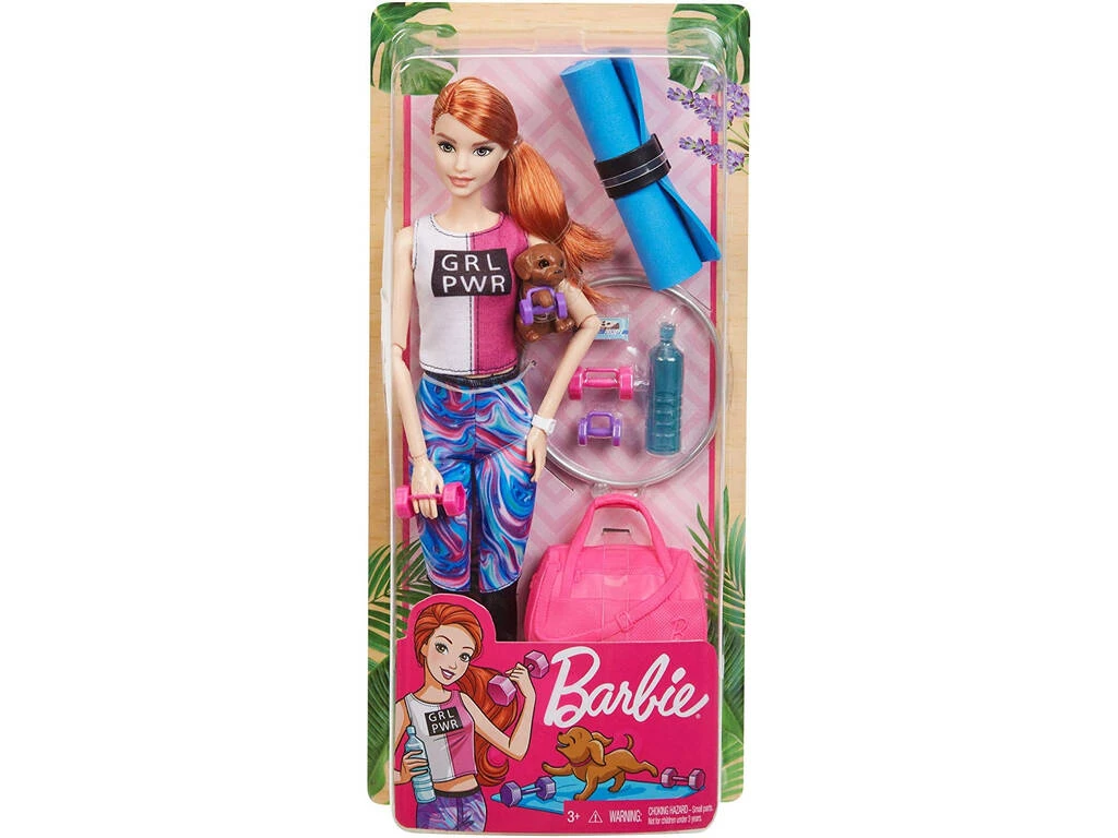 Barbie Bienestar Gimnasio Con Perrito Y Accesorios Mattel GJG57 4 Barbie Bienestar Gimnasio Con Perrito Y Accesorios Mattel GJG57 - Imagen 2