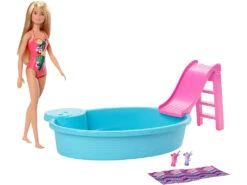 Barbie Con Piscina Mattel GHL91