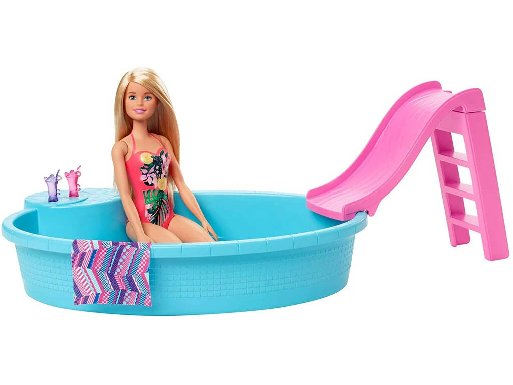 Barbie Con Piscina Mattel GHL91 5 Barbie Con Piscina Mattel GHL91 - Imagen 3