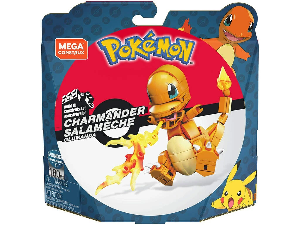 Pokémon Mega Construx Charmander Mattel GKY96 3 Pokémon Mega Construx Charmander Mattel GKY96