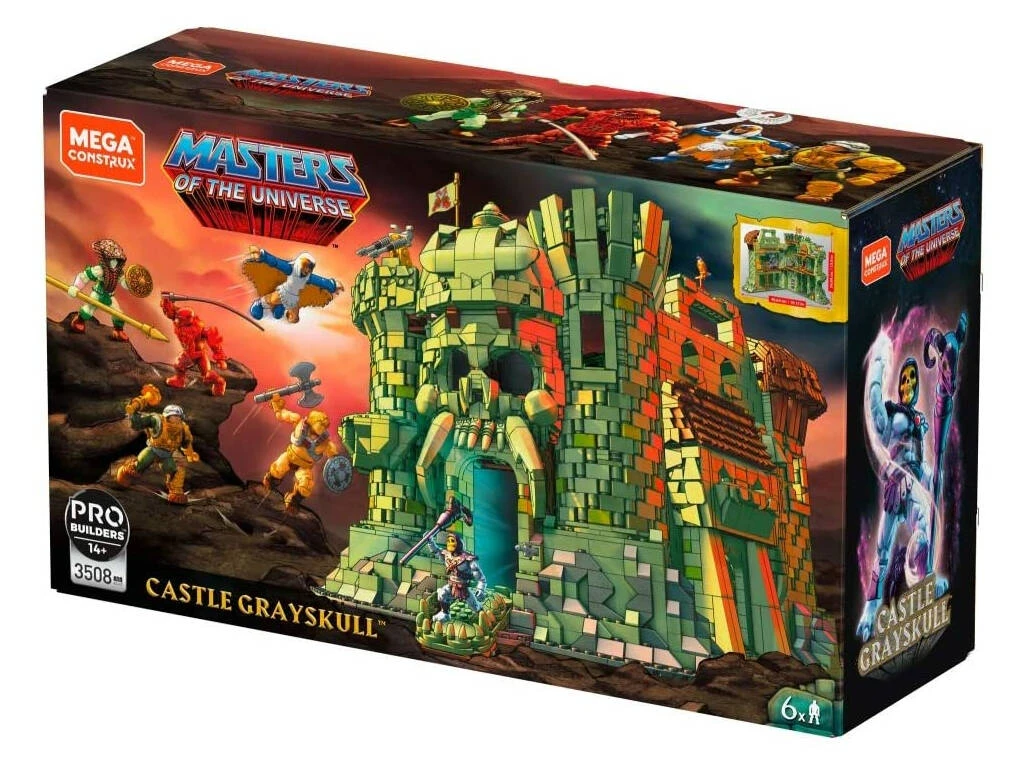 Másters Del Universo Mega Construx Castillo Grayskull Con Figuras Mattel GGJ67 3 Másters Del Universo Mega Construx Castillo Grayskull Con Figuras Mattel GGJ67