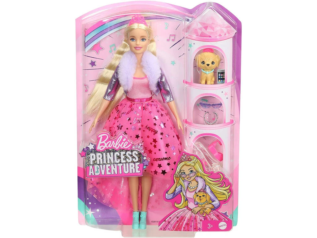 Barbie Princesa Deluxe Rosa Mattel GML76 7 Barbie Princesa Deluxe Rosa Mattel GML76 - Imagen 5