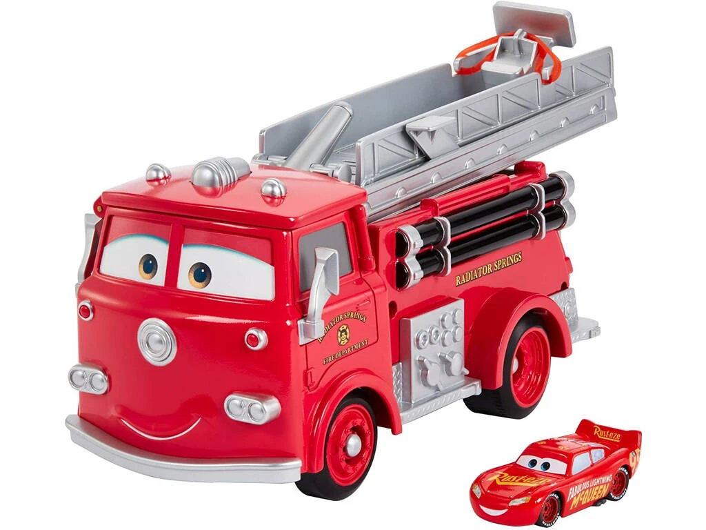 Cars Súper Camión Bomberos Mattel GPH80 3 Cars Súper Camión Bomberos Mattel GPH80