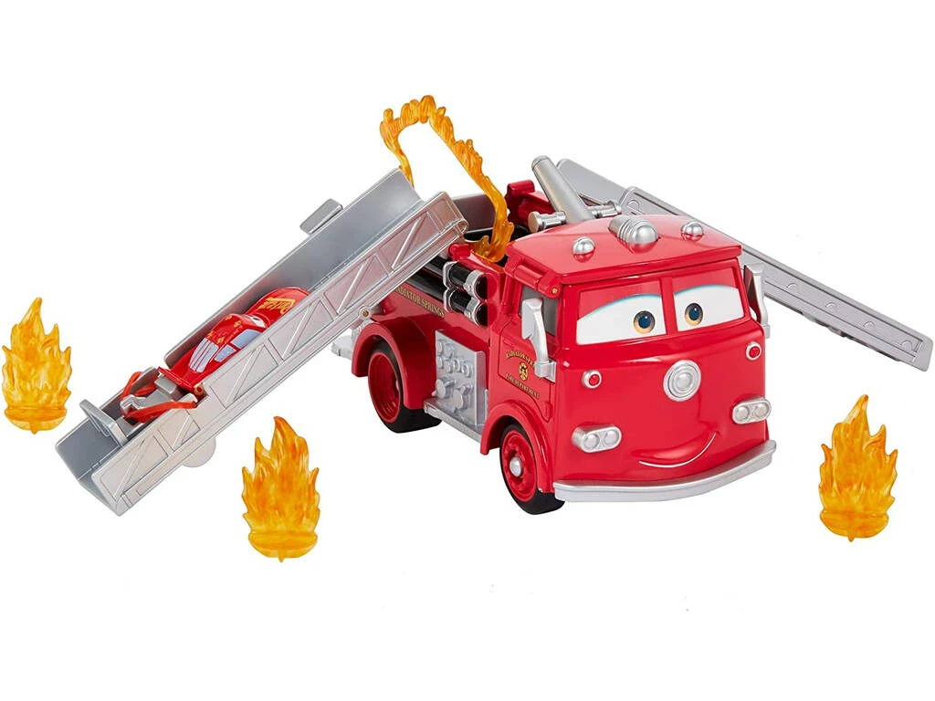 Cars Súper Camión Bomberos Mattel GPH80 5 Cars Súper Camión Bomberos Mattel GPH80 - Imagen 3