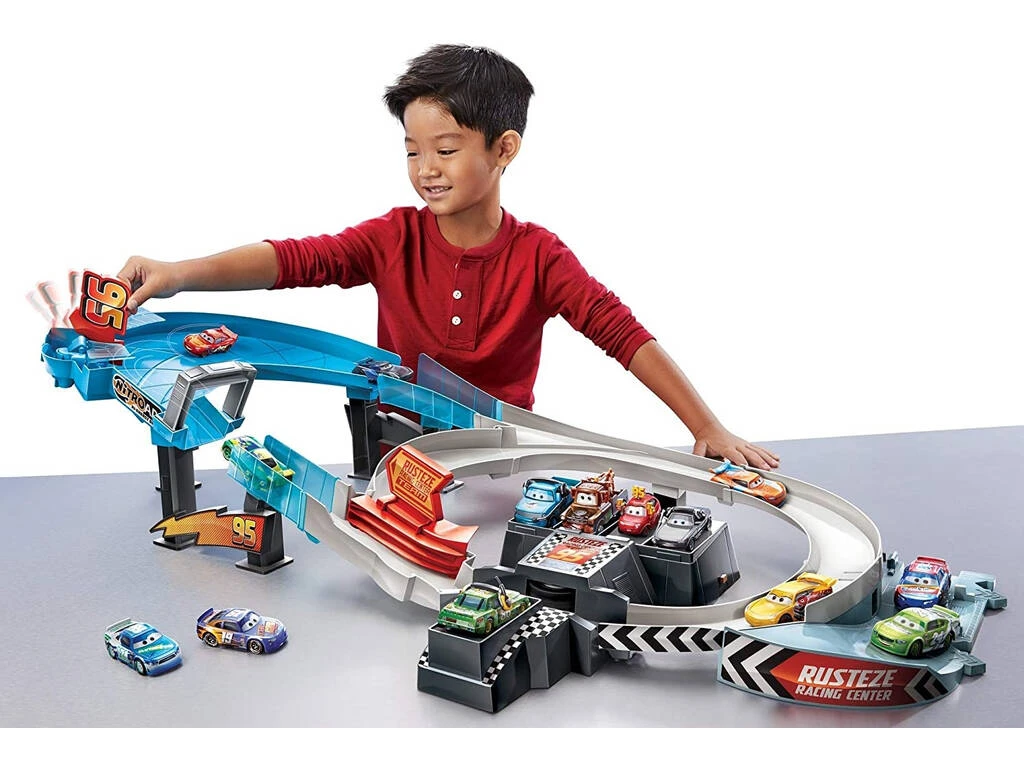 Cars RustEze Doble Circuito De Carreras Mattel GNW06 4 Cars RustEze Doble Circuito De Carreras Mattel GNW06 - Imagen 2