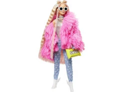 Barbie Fashionista Extra Vestido Rosa Con Mascota Y Complementos Mattel GRN28