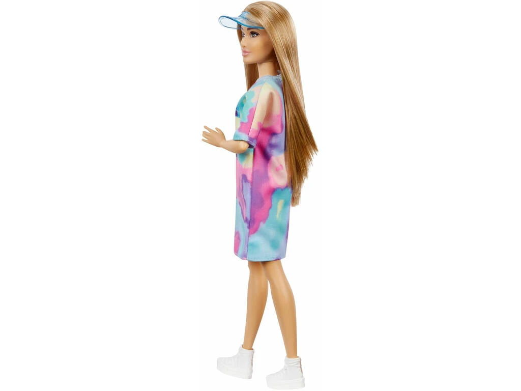 Barbie Fashionista Vestido Teñido Mattel GRB51 5 Barbie Fashionista Vestido Teñido Mattel GRB51 - Imagen 3