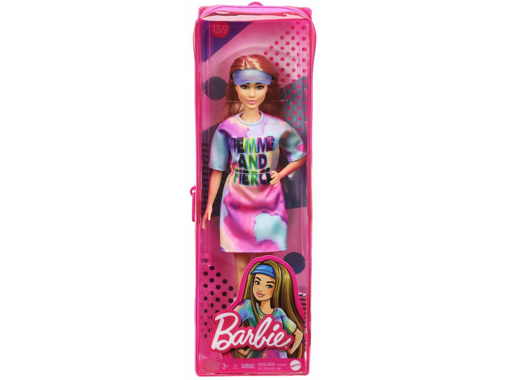 Barbie Fashionista Vestido Teñido Mattel GRB51 8 Barbie Fashionista Vestido Teñido Mattel GRB51 - Imagen 6