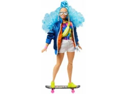 Barbie Extra Pelo Azul Rizado Mattel GRN30