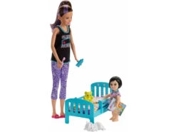 Barbie Skipper Niñera Con Bebé Mattel GHV88