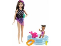 Barbie Skipper Con Piscina Y Niña Mattel GRP39