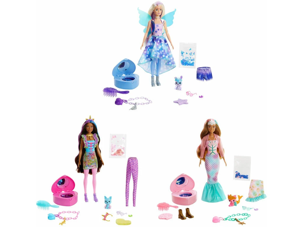 Barbie Muñeca Color Reveal Sirena Mattel GXV93 11 Barbie Muñeca Color Reveal Sirena Mattel GXV93 - Imagen 9