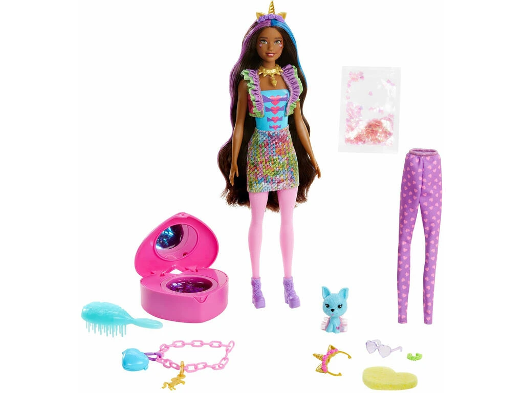 Barbie Muñeca Color Reveal Unicornio Mattel GXV95 4 Barbie Muñeca Color Reveal Unicornio Mattel GXV95 - Imagen 2