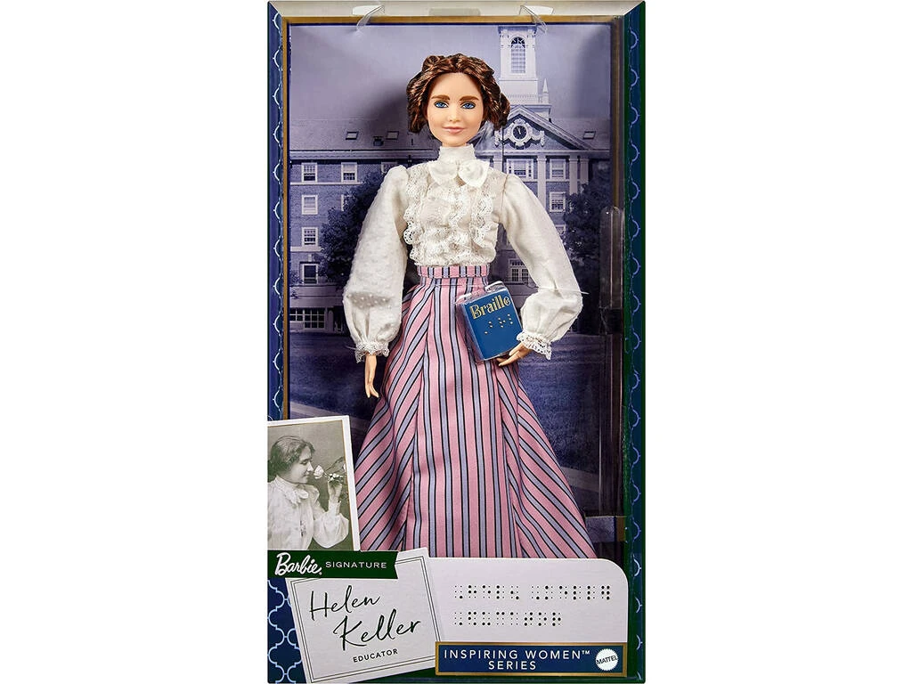 Barbie Colección Mujeres Que Inspiran Hellen Keller Mattel GTJ78 4 Barbie Colección Mujeres Que Inspiran Hellen Keller Mattel GTJ78 - Imagen 2