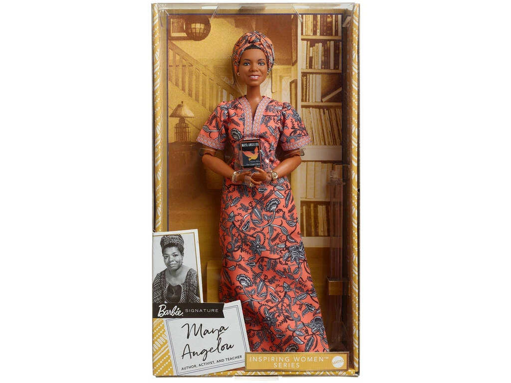 Barbie Colección Mujeres Que Inspiran Maya Angelou Mattel GXF46 4 Barbie Colección Mujeres Que Inspiran Maya Angelou Mattel GXF46 - Imagen 2