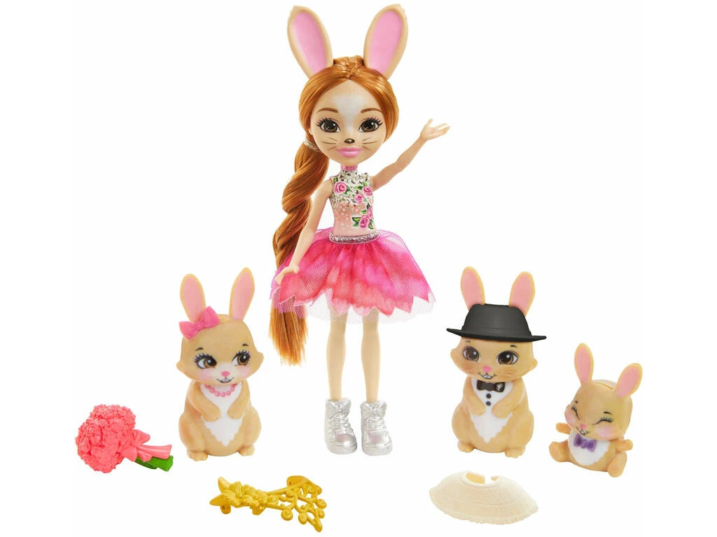 Enchantimals Familia Conejos Mattel GYJ08 3 Enchantimals Familia Conejos Mattel GYJ08
