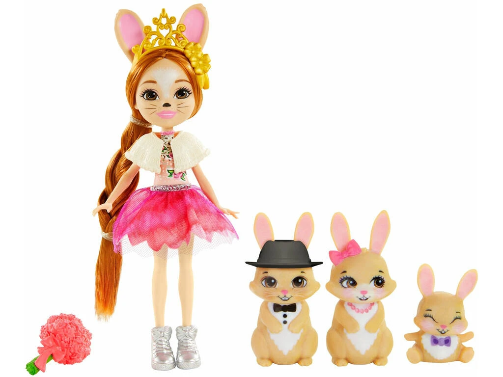 Enchantimals Familia Conejos Mattel GYJ08 4 Enchantimals Familia Conejos Mattel GYJ08 - Imagen 2