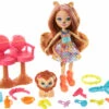 Enchantimals Lacey Lion Y Salón De Belleza Mattel GTM29 -Mattel Tienda De Ventas 1999957383g00
