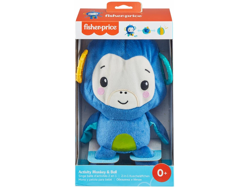Fisher Price Mono Y Pelota 2 En 1 Mattel GWW62 4 Fisher Price Mono Y Pelota 2 En 1 Mattel GWW62 - Imagen 2