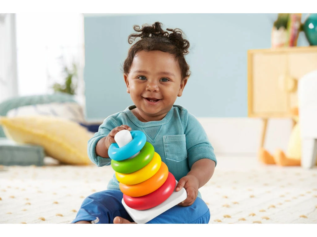 Fisher Price Pirámide Balanceante Eco Mattel GRF09 6 Fisher Price Pirámide Balanceante Eco Mattel GRF09 - Imagen 4