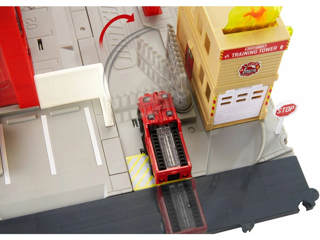 Matchbox Action Drivers Estación De Bomberos Con Sonido Mattel HBD76 8 Matchbox Action Drivers Estación De Bomberos Con Sonido Mattel HBD76 - Imagen 6