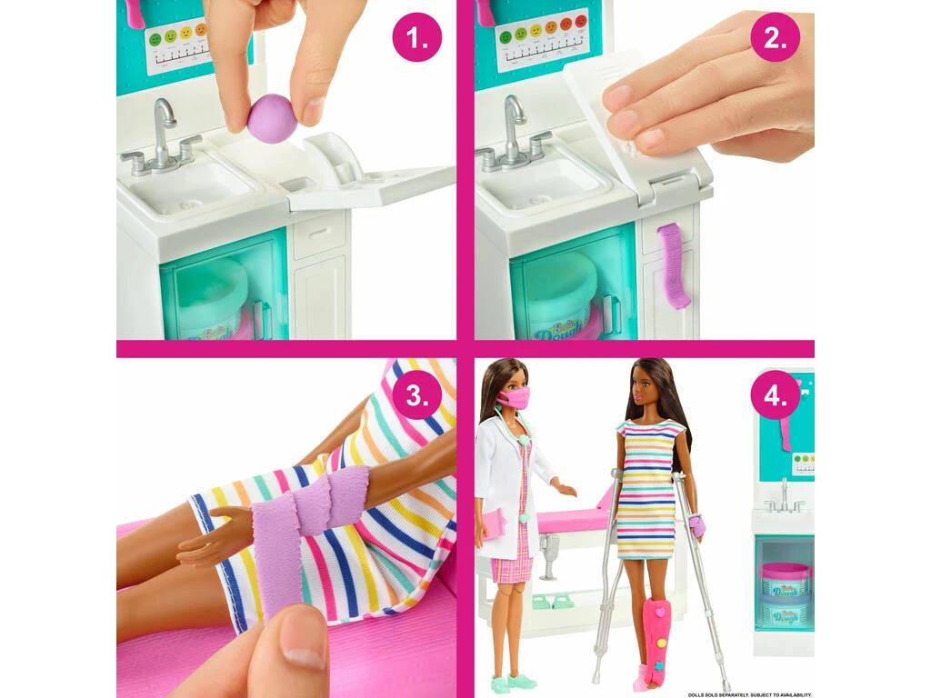 Barbie Doctora Con Clínica Médica Mattel GTN61 5 Barbie Doctora Con Clínica Médica Mattel GTN61 - Imagen 3