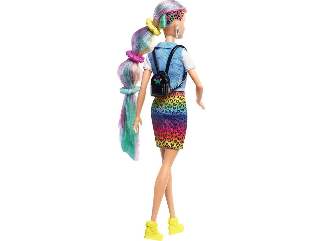 Barbie Pelo Arcoíris Guepardo Mattel GRN81 7 Barbie Pelo Arcoíris Guepardo Mattel GRN81 - Imagen 5