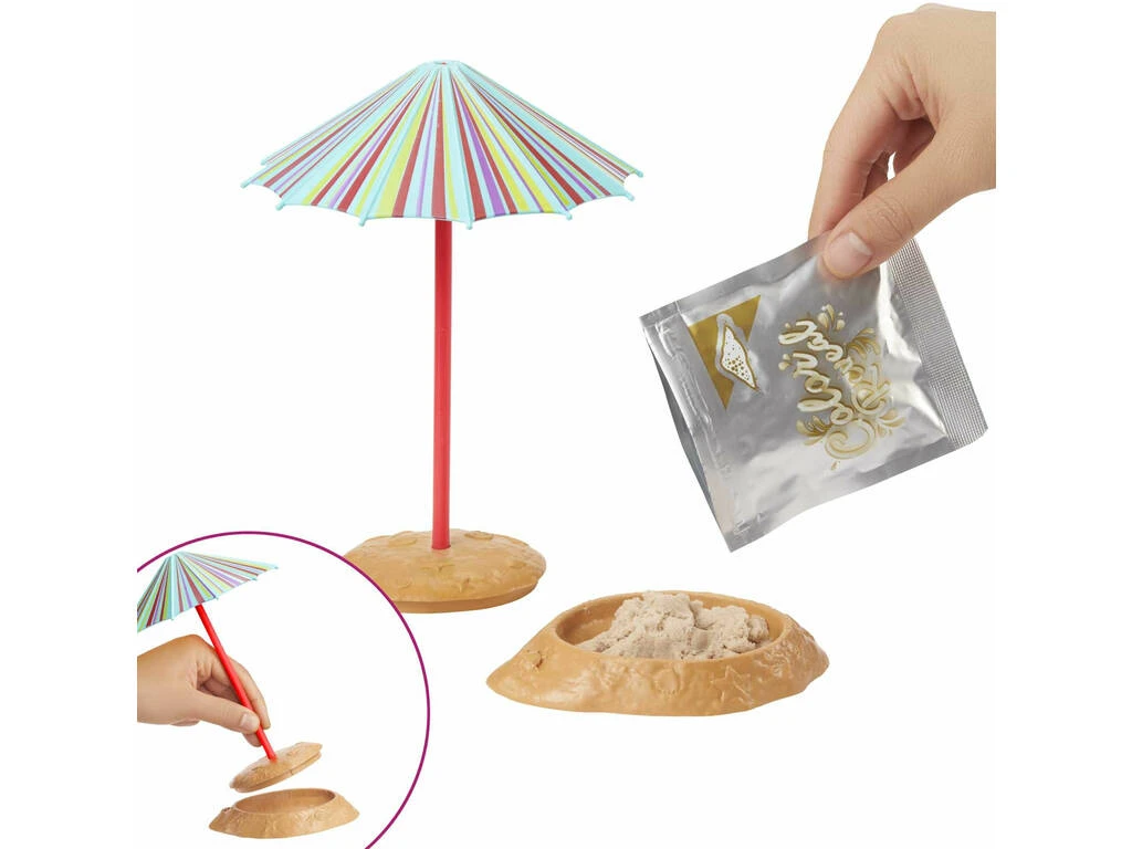 Barbie Muñeca Color Reveal Con Espuma Fresa Mattel GTN18 5 Barbie Muñeca Color Reveal Con Espuma Fresa Mattel GTN18 - Imagen 3