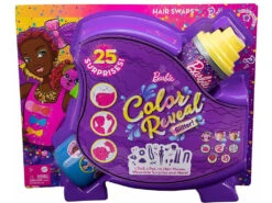 Barbie Muñeca Color Reveal Peinados Lazos Mattel HBG40