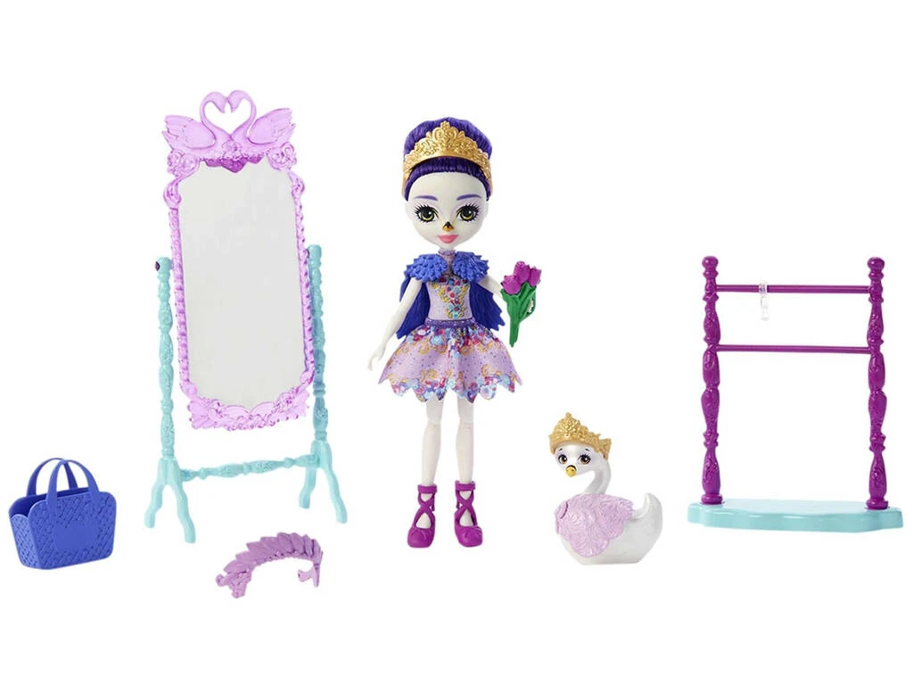 Royal Enchantimals Sarely Swan Con Estudio De Ballet Mattel GYJ06 3 Royal Enchantimals Sarely Swan Con Estudio De Ballet Mattel GYJ06