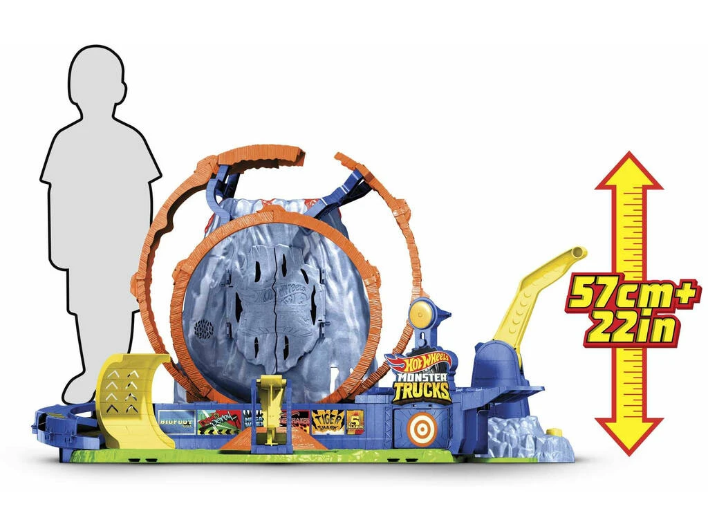 Hot Wheels Monster Trucks Estadio Con Volcán Y T-Rex Mattel GYL14 8 Hot Wheels Monster Trucks Estadio Con Volcán Y T-Rex Mattel GYL14 - Imagen 6