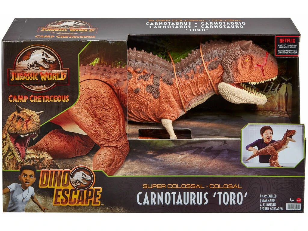 Jurassic World Carnotaurus Toro Supercolosal Mattel HBY86 4 Jurassic World Carnotaurus Toro Supercolosal Mattel HBY86 - Imagen 2