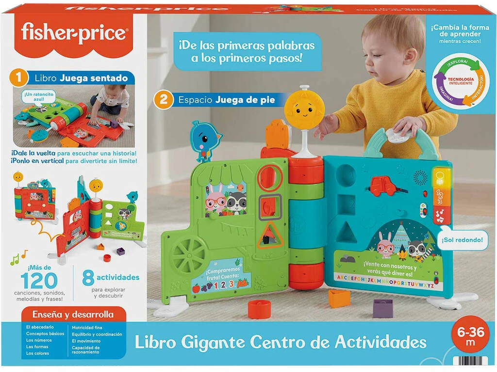Fisher Price Libro De Historias Sienta Y Levanta Mattel HCL17 7 Fisher Price Libro De Historias Sienta Y Levanta Mattel HCL17 - Imagen 5