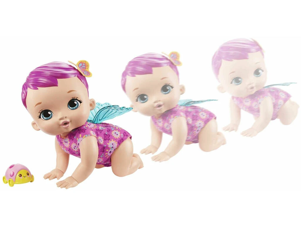 My Garden Baby Bebé Mariposa Ríe Y Gatea Mattel GYP31 4 My Garden Baby Bebé Mariposa Ríe Y Gatea Mattel GYP31 - Imagen 2