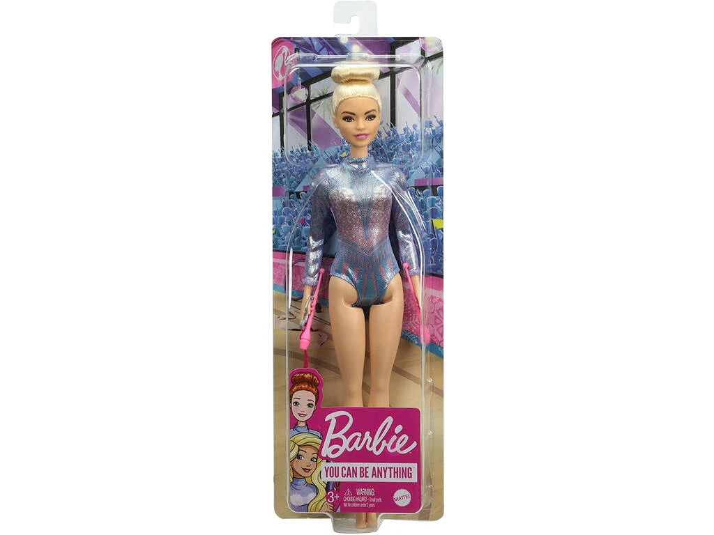 Barbie Tú Puedes Ser Gimnasta Rítmica Mattel GTN65 4 Barbie Tú Puedes Ser Gimnasta Rítmica Mattel GTN65 - Imagen 2