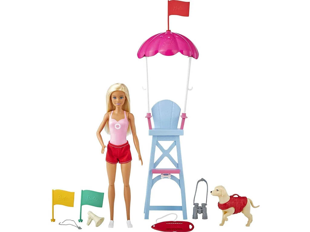 Barbie Socorrista Con Perro Y Silla Mattel GTX69 3 Barbie Socorrista Con Perro Y Silla Mattel GTX69
