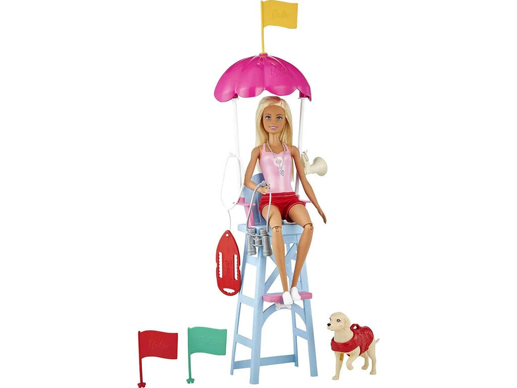 Barbie Socorrista Con Perro Y Silla Mattel GTX69 5 Barbie Socorrista Con Perro Y Silla Mattel GTX69 - Imagen 3