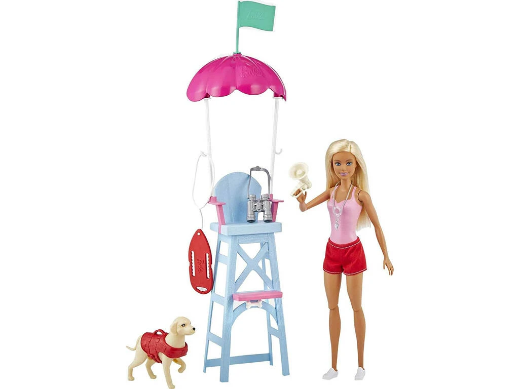 Barbie Socorrista Con Perro Y Silla Mattel GTX69 6 Barbie Socorrista Con Perro Y Silla Mattel GTX69 - Imagen 4