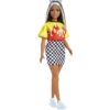 Barbie Fashionista Top Con Llamas Y Falda De Cuadros Mattel HBV13 -Mattel Tienda De Ventas 1999963075g00